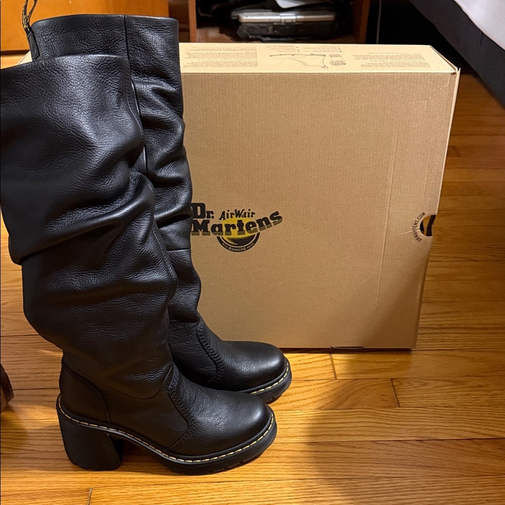 Dr. Martens Knee High Kasey Leather boots